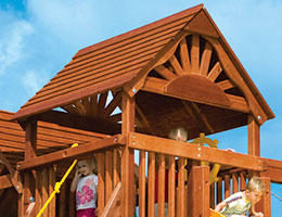 162 Wooden Roof with Fans Clubhouse